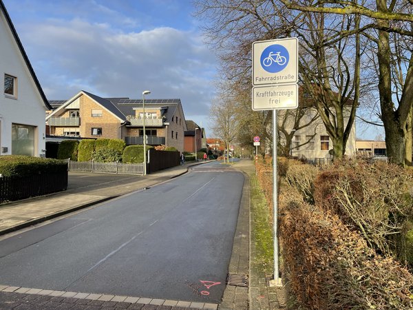 Fahrradstraße Sutthausen